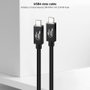 Nanocable Cable USB 4 Gen 3x2 40Gbps 240W USB-C a USB-C 1.8m Negro